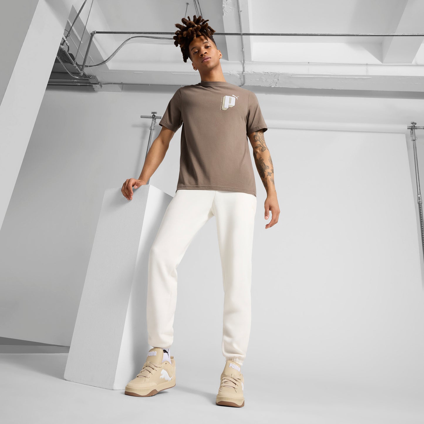 PUMA Men's GRAPHICS Letter Tee