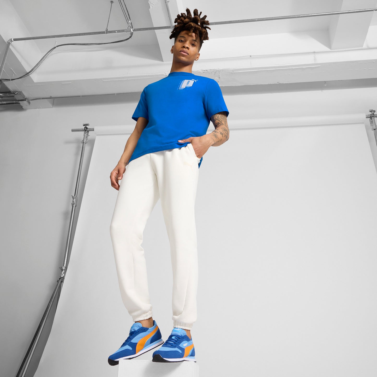 PUMA Men's GRAPHICS Letter Tee