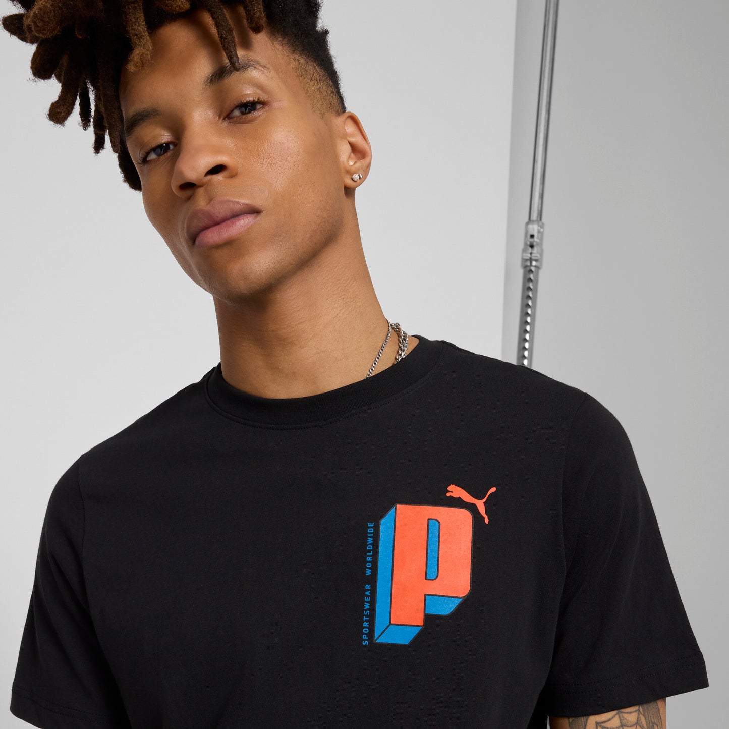 PUMA Men's GRAPHICS Letter Tee