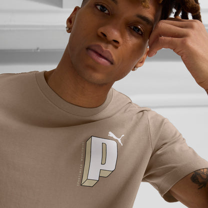 PUMA Men's GRAPHICS Letter Tee